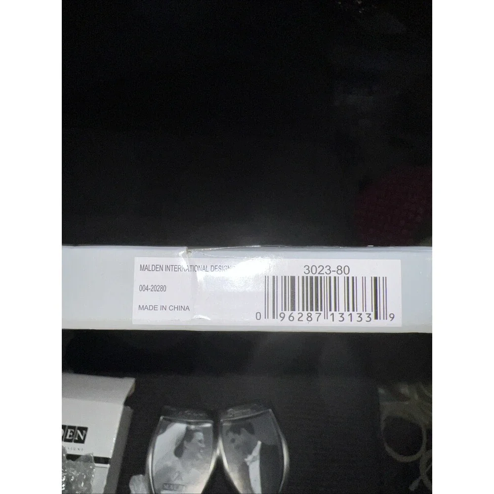 Malden Mr. & Mrs. Wedding Photo Frame 8x10 Glass